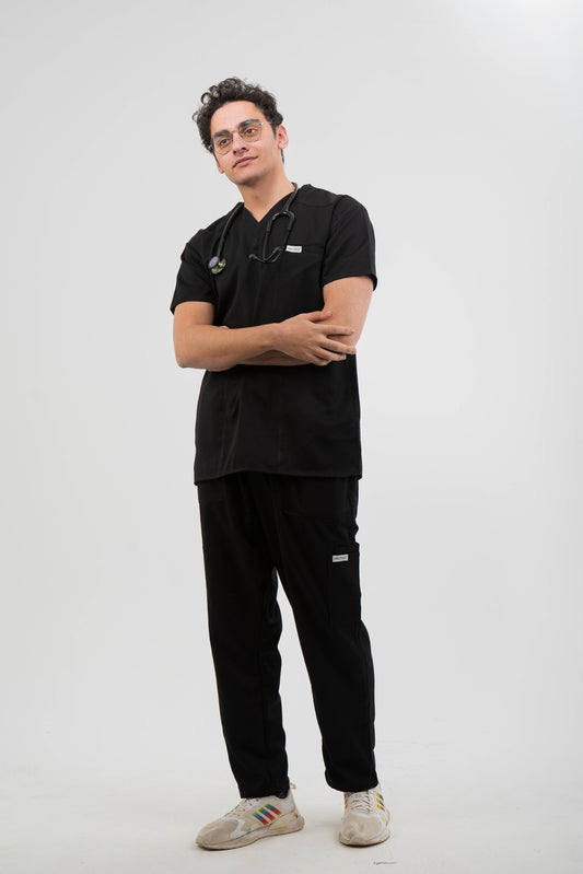 Jet Black Scrubs